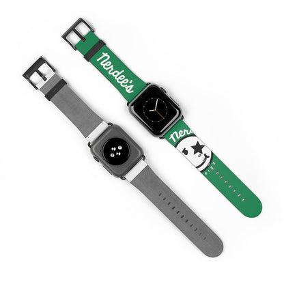 Nerdee's Official Logo Watch Band - (Design 02) Green