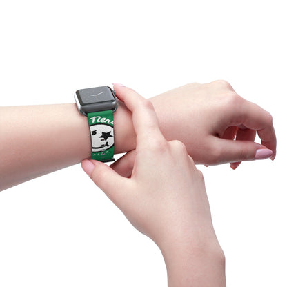 Nerdee's Official Logo Watch Band - (Design 02) Green