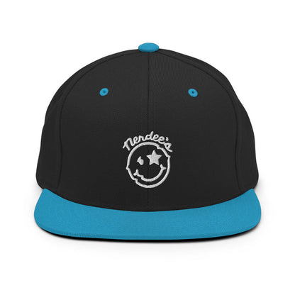 Nerdee's Official Logo (White) - Snapback Hat - Multiple Colors!