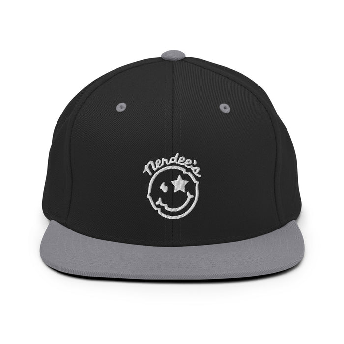 Nerdee's Official Logo (White) - Snapback Hat - Multiple Colors!