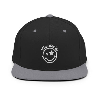 Nerdee's Official Logo (White) - Snapback Hat - Multiple Colors!