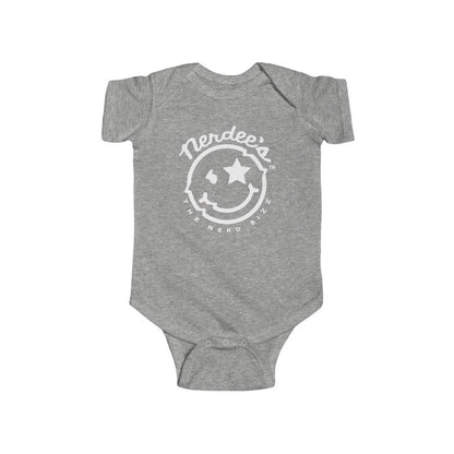 Nerdee's Official "Mr. Smiley" Logo - Infant Fine Jersey Bodysuit