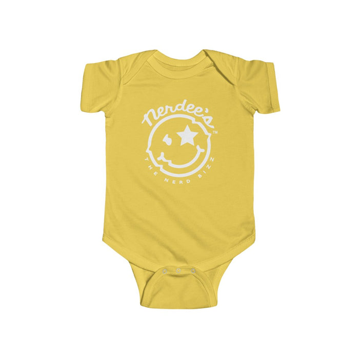 Nerdee's Official "Mr. Smiley" Logo - Infant Fine Jersey Bodysuit