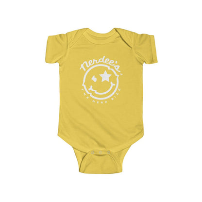 Nerdee's Official "Mr. Smiley" Logo - Infant Fine Jersey Bodysuit