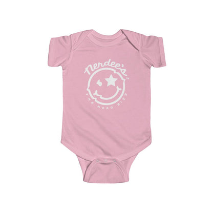 Nerdee's Official "Mr. Smiley" Logo - Infant Fine Jersey Bodysuit