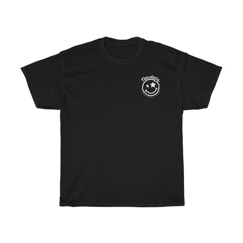 Nerdee's Official "Mr. Smiley" Logo (Design 01 Front & Back) - Unisex Heavy Cotton Tee