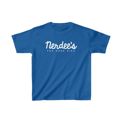 Nerdee's Official Script Logo - Kids Heavy Cotton Tee