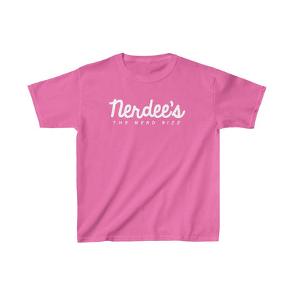 Nerdee's Official Script Logo - Kids Heavy Cotton Tee
