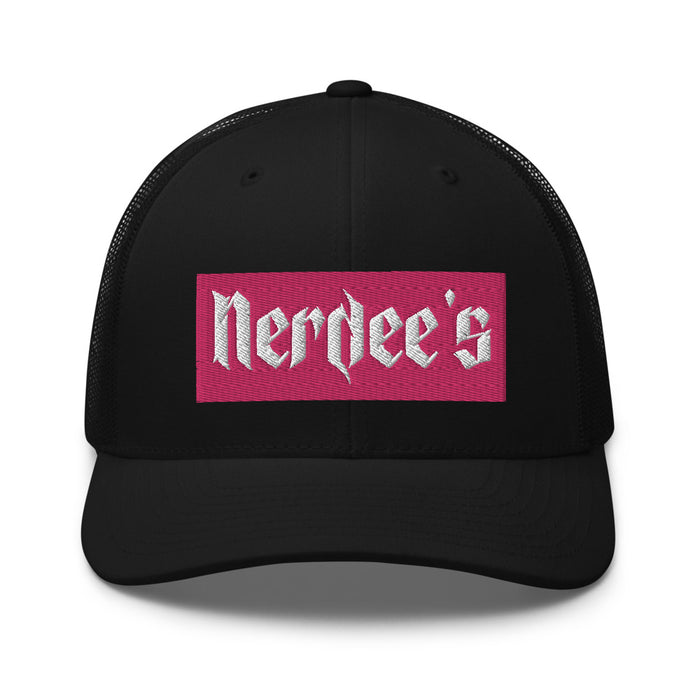 Nerdee's "Pink Label" Trucker Cap