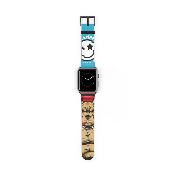 Nerdee's "Pitbull" Watch Band - (Design 01) Aqua