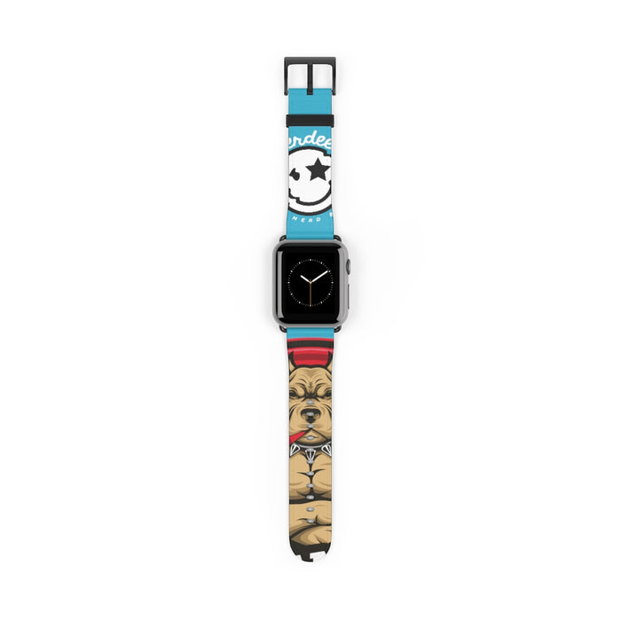 Nerdee's "Pitbull" Watch Band - (Design 01) Aqua