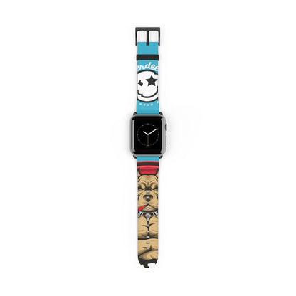 Nerdee's "Pitbull" Watch Band - (Design 01) Aqua