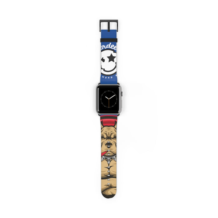 Nerdee's "Pitbull" Watch Band - (Design 01) Blue