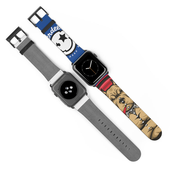 Nerdee's "Pitbull" Watch Band - (Design 01) Blue