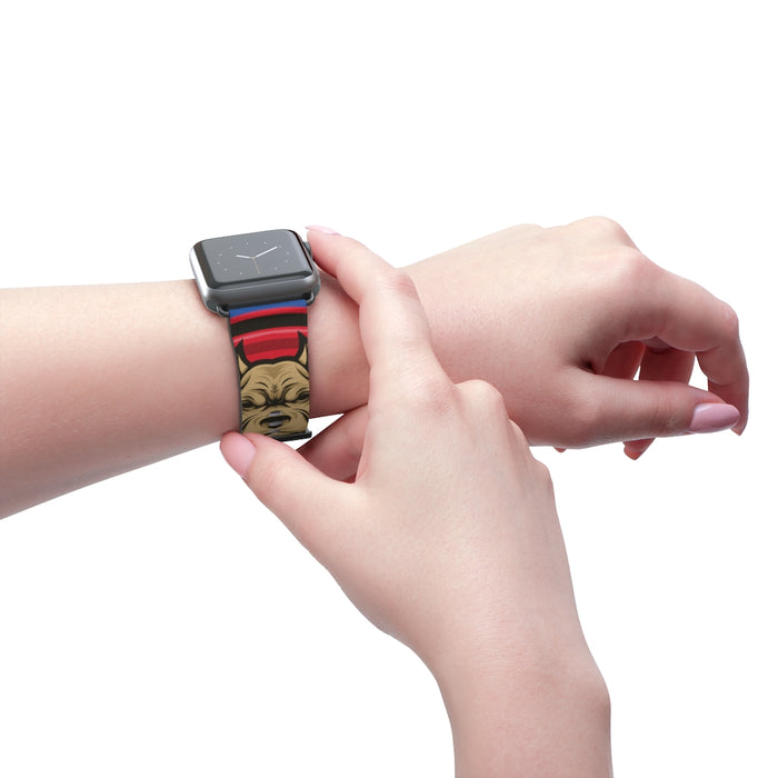 Nerdee's "Pitbull" Watch Band - (Design 01) Blue