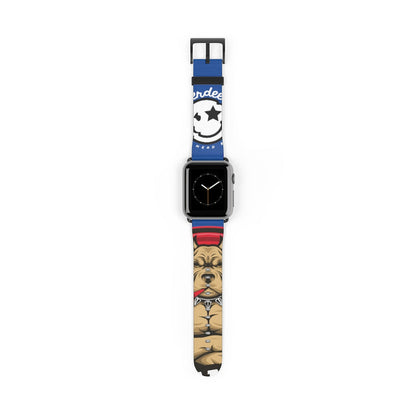Nerdee's "Pitbull" Watch Band - (Design 01) Blue