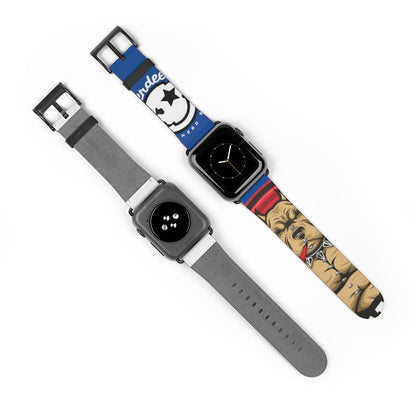 Nerdee's "Pitbull" Watch Band - (Design 01) Blue
