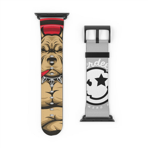 Nerdee's "Pitbull" Watch Band - (Design 01) Light Gray