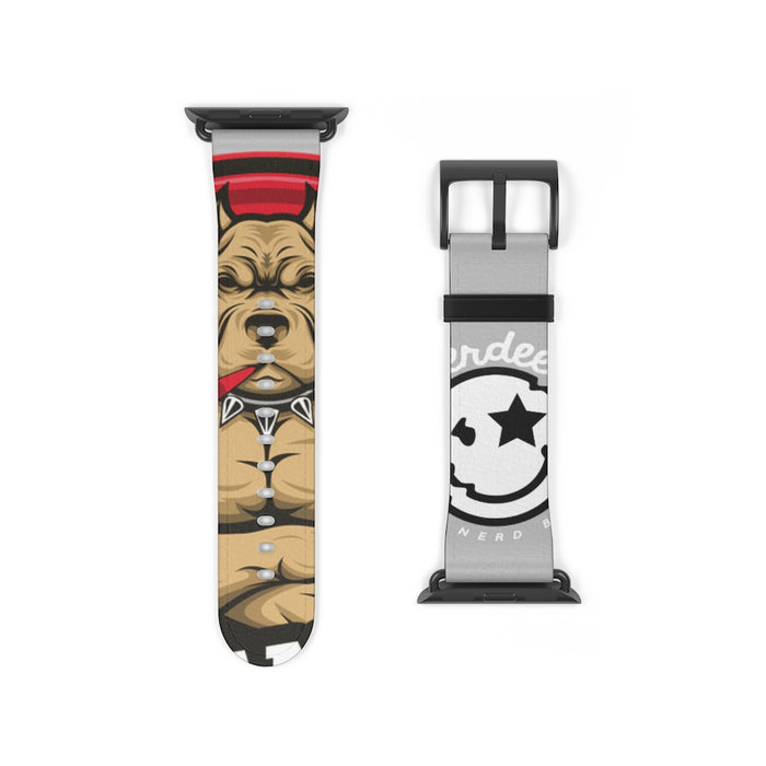 Nerdee's "Pitbull" Watch Band - (Design 01) Light Gray