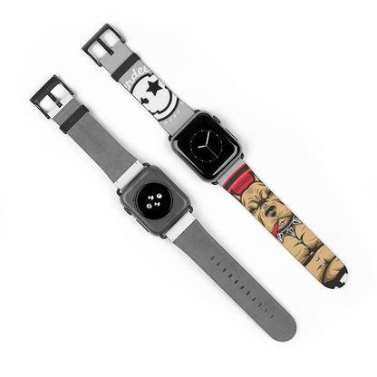 Nerdee's "Pitbull" Watch Band - (Design 01) Light Gray