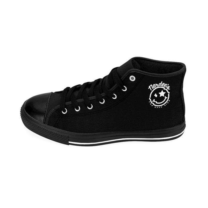 Nerdee's Pro Skate - Men's High-top Sneakers - Black