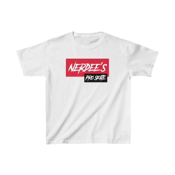 Nerdee's Pro Skate Logo - Kids Heavy Cotton Tee