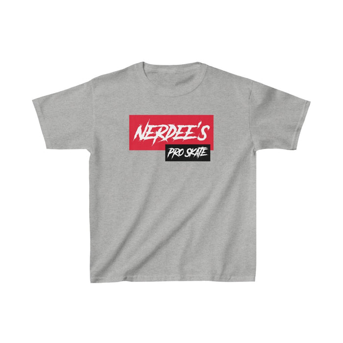 Nerdee's Pro Skate Logo - Kids Heavy Cotton Tee