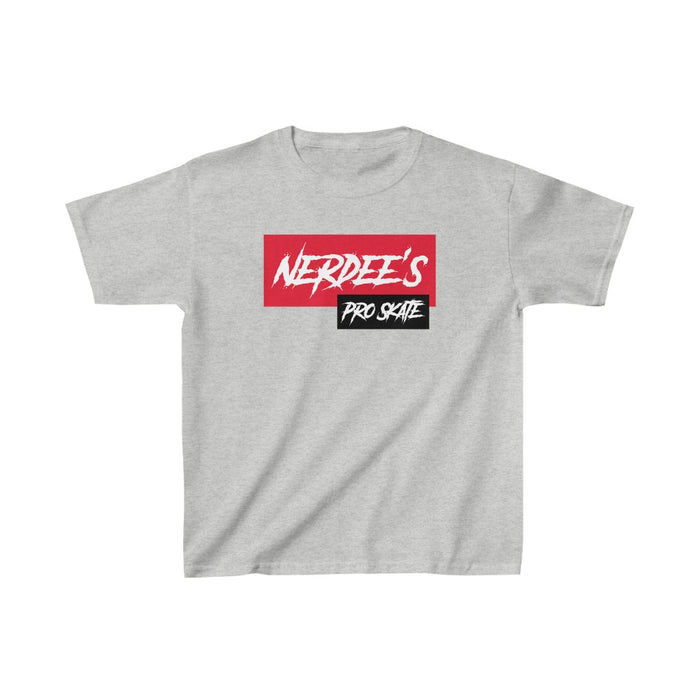 Nerdee's Pro Skate Logo - Kids Heavy Cotton Tee