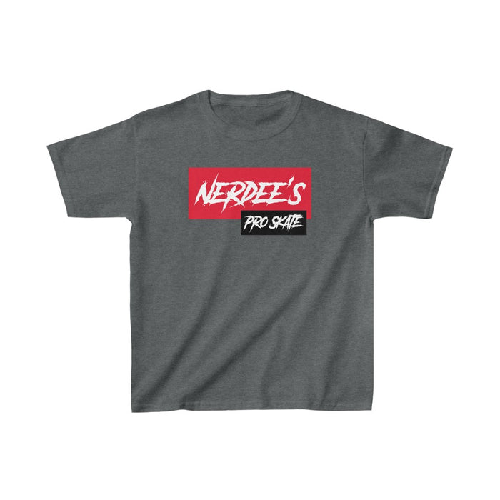 Nerdee's Pro Skate Logo - Kids Heavy Cotton Tee