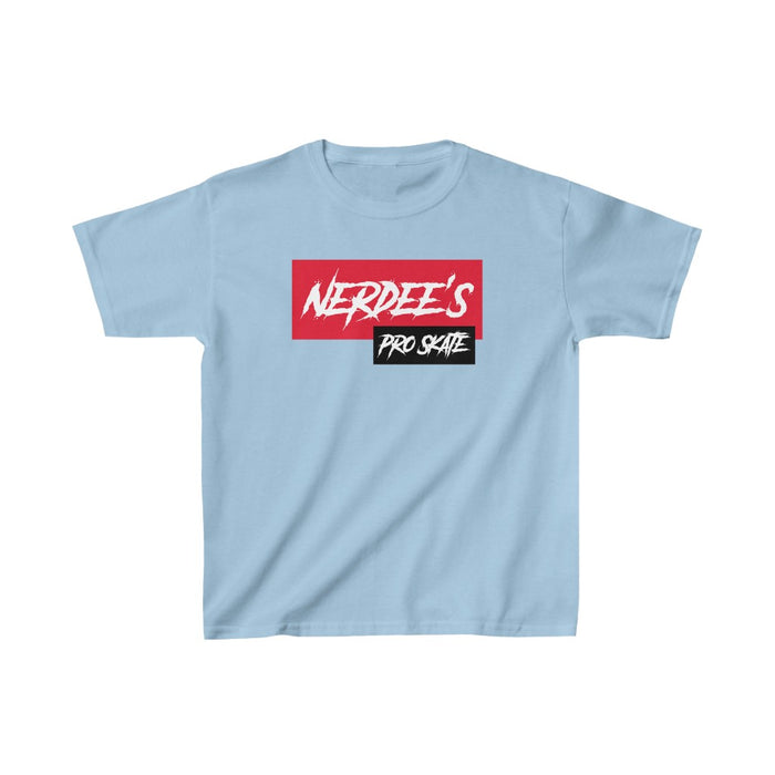 Nerdee's Pro Skate Logo - Kids Heavy Cotton Tee