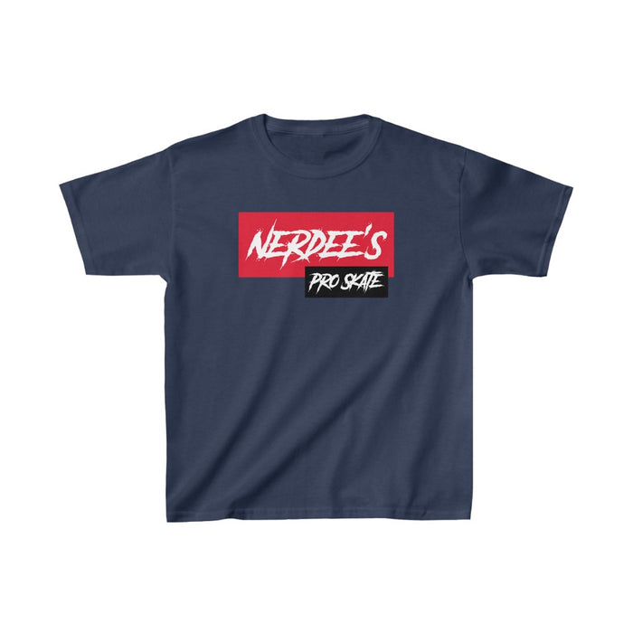 Nerdee's Pro Skate Logo - Kids Heavy Cotton Tee