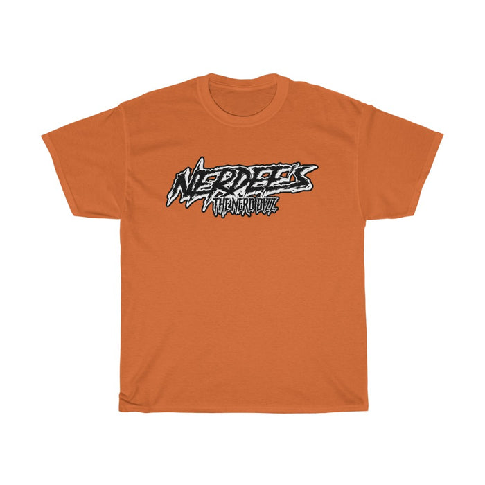 Nerdee's "Punk Sketch" Logo WHT/BLK - Unisex Heavy Cotton Tee