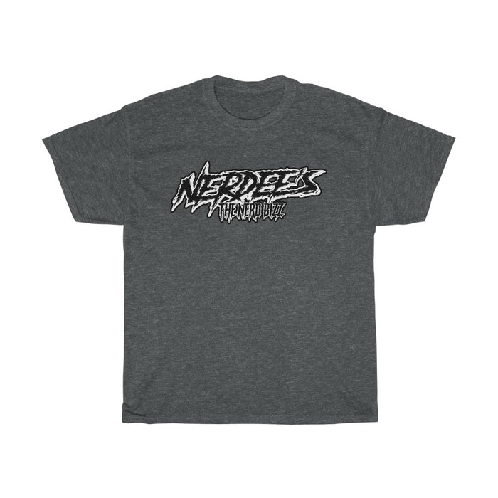 Nerdee's "Punk Sketch" Logo WHT/BLK - Unisex Heavy Cotton Tee