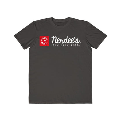 Nerdee's Red Banner Tee (Design 01) - Men's Lightweight Fashion Tee