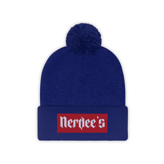 Nerdee's "Red Label" - Pom Pom Beanie