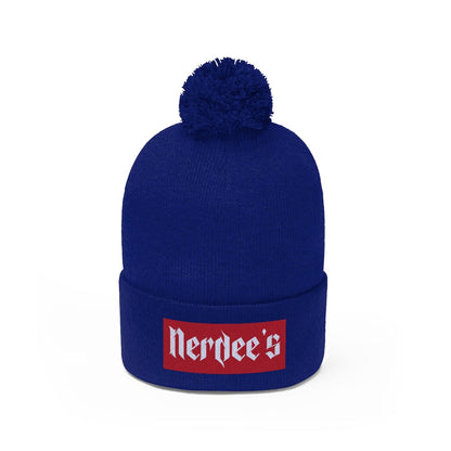 Nerdee's "Red Label" - Pom Pom Beanie