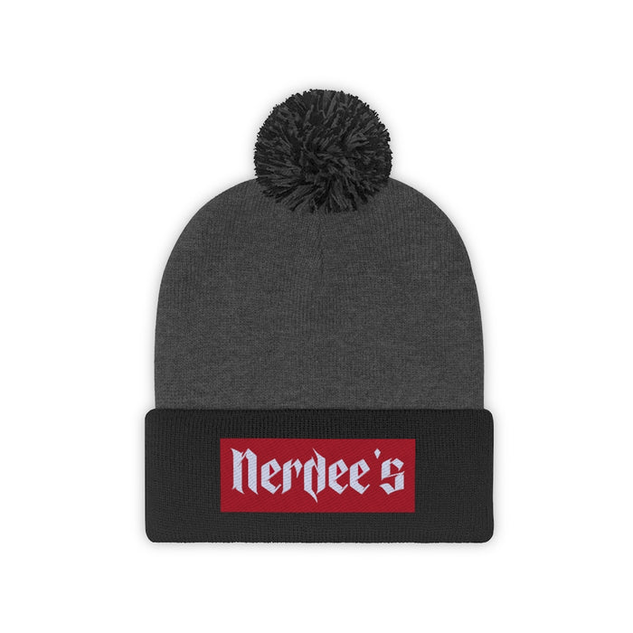 Nerdee's "Red Label" - Pom Pom Beanie