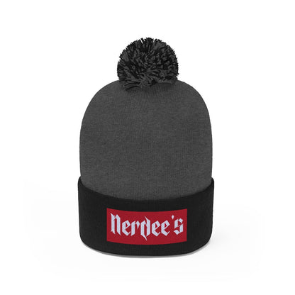 Nerdee's "Red Label" - Pom Pom Beanie