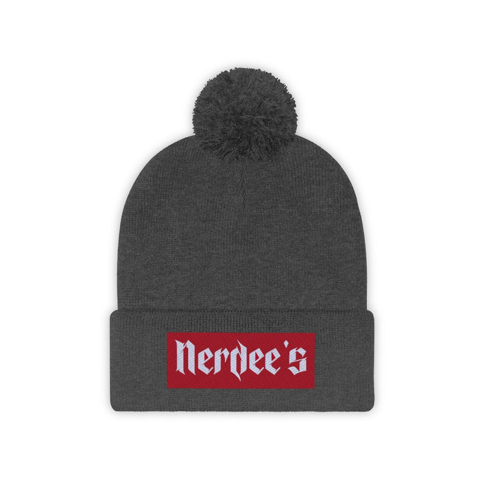 Nerdee's "Red Label" - Pom Pom Beanie