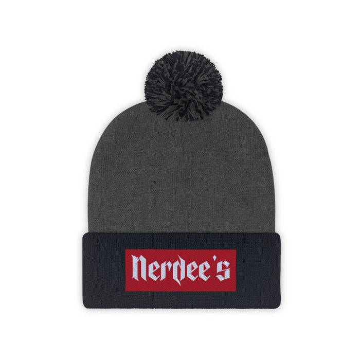 Nerdee's "Red Label" - Pom Pom Beanie