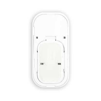Nerdee's Script Logo - Phone Click-On Grip - White