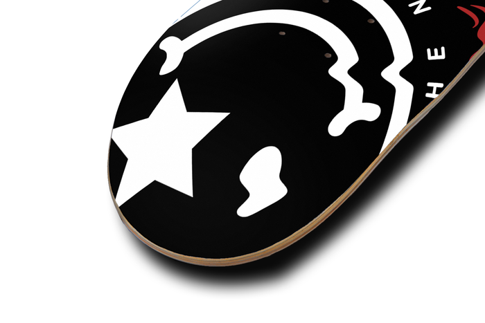 Nerdee's Skate Shop - "Explode" (BLK Design 01) - Skateboard Deck