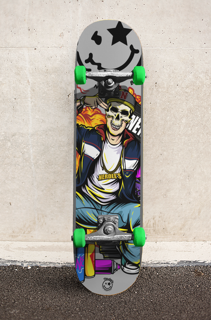 Nerdee's Skate Shop - "Explode" (GRY Design 01) - Skateboard Deck