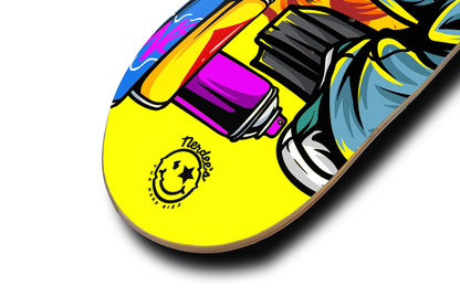 Nerdee's Skate Shop - "Explode" (YELL Design 01) - Skateboard Deck