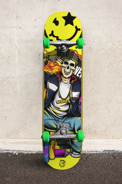 Nerdee's Skate Shop - "Explode" (YELL Design 01) - Skateboard Deck