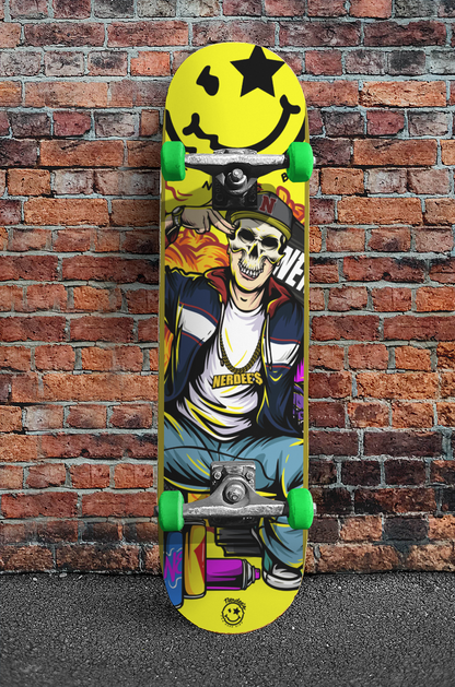Nerdee's Skate Shop - "Explode" (YELL Design 01) - Skateboard Deck