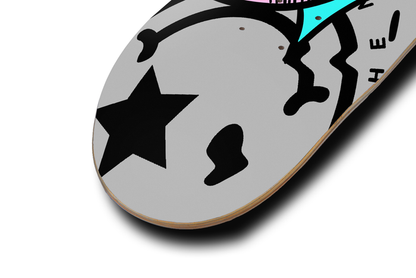 Nerdee's Skate Shop - "I-Scream" (GRY Design 01) - Skateboard Deck