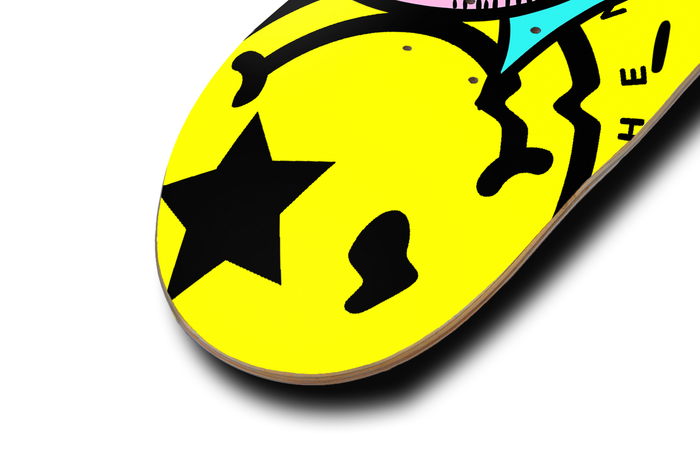 Nerdee's Skate Shop - "I-Scream" (YELL Design 01) - Skateboard Deck