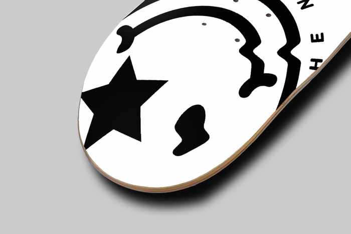 Nerdee's Skate Shop - SeedBallZ Racing "Graybeard" (WHT Design 01) - Skateboard Deck