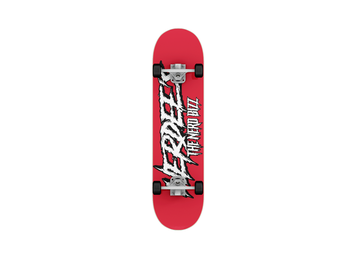 Nerdee's Skate Shop "Chicken Scratch" Skateboard Deck